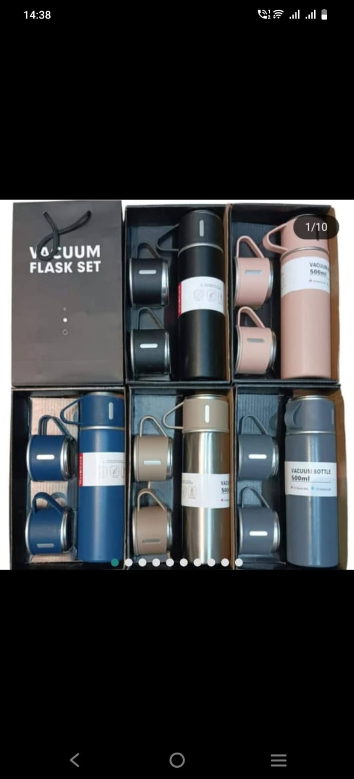 Flask Set Mrp-180/-